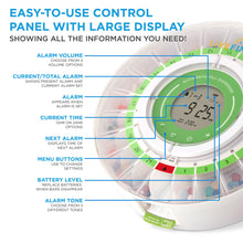 Load image into Gallery viewer, Automatic Pill Dispenser with Clear Lid | Up to 9 Doses Per Day | AA Battery Power