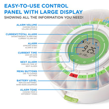 Load image into Gallery viewer, Automatic Pill Dispenser with Frosted Lid | Up to 9 Doses Per Day | AA Battery Power