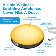 Load image into Gallery viewer, LiveFine Multifunctional Ambient Light, Medication Alarm Sync, App-Control