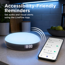 Load image into Gallery viewer, LiveFine Multifunctional Ambient Light, Medication Alarm Sync, App-Control