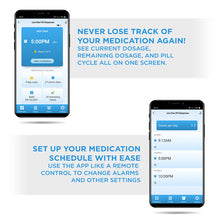 Load image into Gallery viewer, Smart Bluetooth Automatic Pill Dispenser with Clear Lid | Up to 9 doses per day | AA Battery Power
