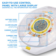 Load image into Gallery viewer, Smart Bluetooth Automatic Pill Dispenser with Frosted Lid | Up to 9 doses per day | AA Battery Power