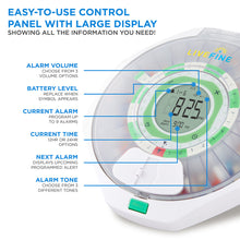 Load image into Gallery viewer, Automatic Pill Dispenser with Frosted Lid | Up to 9 Doses Per Day | AA Battery Power