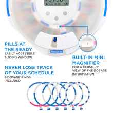 Load image into Gallery viewer, Automatic Pill Dispenser with Frosted Lid | Up to 6 Doses Per Day | AA Battery Power