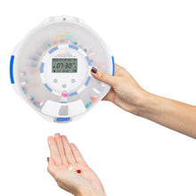 Load image into Gallery viewer, Smart WiFi Automatic Pill Dispenser with Frosted Lid | Up to 9 Doses Per Day | AA Battery and USB-C Power