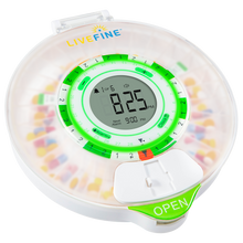 Load image into Gallery viewer, Automatic Pill Dispenser with Frosted Lid and Large Display
