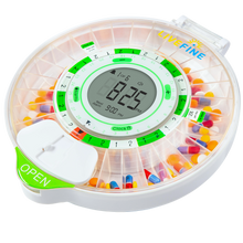 Load image into Gallery viewer, Automatic Pill Dispenser with Clear Lid and Large Display