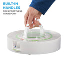 Automatic Pill Dispenser with Clear Lid | Up to 9 Doses Per Day | AA Battery Power