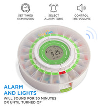 Load image into Gallery viewer, Automatic Pill Dispenser with Frosted Lid | Up to 9 Doses Per Day | AA Battery Power
