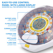 Load image into Gallery viewer, Smart Bluetooth Automatic Pill Dispenser with Clear Lid | Up to 9 doses per day | AA Battery Power
