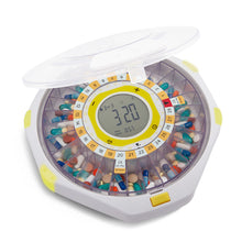 Load image into Gallery viewer, Smart Bluetooth Automatic Pill Dispenser with Frosted Lid | Up to 9 doses per day | AA Battery Power
