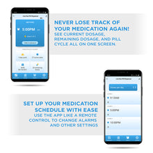 Load image into Gallery viewer, Smart Bluetooth Automatic Pill Dispenser with Frosted Lid | Up to 9 doses per day | AA Battery Power
