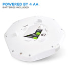 Automatic Pill Dispenser with Frosted Lid | Up to 9 Doses Per Day | AA Battery Power