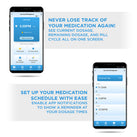 Smart WiFi Automatic Pill Dispenser with Clear Lid | Up to 9 Doses Per Day | AA Battery Power