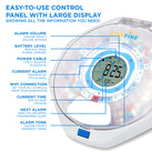 Smart WiFi Automatic Pill Dispenser with Frosted Lid | Up to 9 Doses Per Day | AA Battery Power