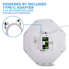 Smart WiFi Automatic Pill Dispenser with Frosted Lid | Up to 9 Doses Per Day | AA Battery Power