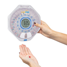 Load image into Gallery viewer, Smart WiFi Automatic Pill Dispenser with Frosted Lid | Up to 9 Doses Per Day | AA Battery Power
