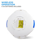 Automatic Pill Dispenser with Clear Lid | Up to 6 Doses Per Day | AA Battery Power