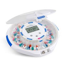 Load image into Gallery viewer, Automatic Pill Dispenser with Frosted Lid | Up to 6 Doses Per Day | AA Battery Power
