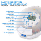 Automatic Pill Dispenser with Frosted Lid | Up to 6 Doses Per Day | AA Battery Power