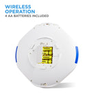 Automatic Pill Dispenser with Frosted Lid | Up to 6 Doses Per Day | AA Battery Power