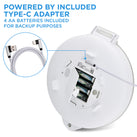 Smart WiFi Automatic Pill Dispenser with Frosted Lid | Up to 9 Doses Per Day | AA Battery and USB-C Power