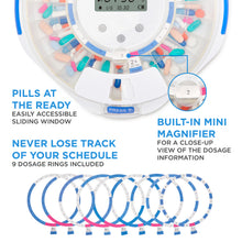 Load image into Gallery viewer, Smart WiFi Automatic Pill Dispenser with Clear Lid | Up to 9 Doses Per Day | AA Battery and USB-C Power
