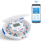 Smart WiFi Automatic Pill Dispenser with Clear Lid | Up to 9 Doses Per Day | Li-ion Battery and USB-C Power