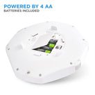 Automatic Pill Dispenser with Clear Lid | Up to 9 Doses Per Day | AA Battery Power