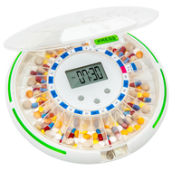 Automatic Pill Dispenser with Clear Lid