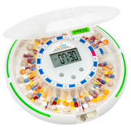Automatic Pill Dispenser with Frosted Lid